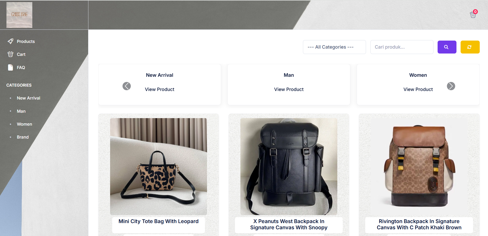 E-commerce Website Demo